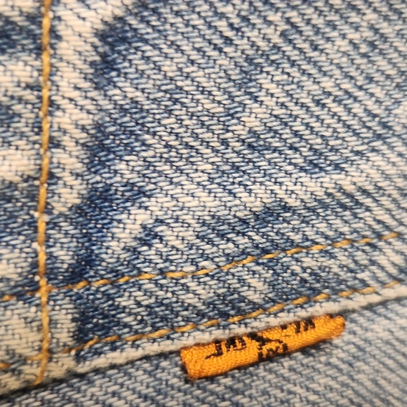 Men's 505's Vintage Levis Orange Tab Made In Mexico Blue Relaxed Cotton Jeans - Picture 2 of 9